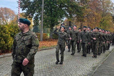 Ćwiczenia żołnierzy rezerwy w Oleśnicy